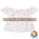 Sweet Pink Cloud Baby Girl Top Stylish Summer Flutter Sleeve Tops For 0-6 Years Kids