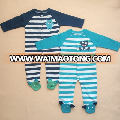 100% cotton baby Y/D front panel with reglan sleeve