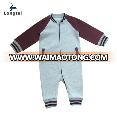 Infant clothing jumpsuit tollder fleece cotton baby romper clothes for winter