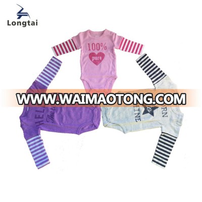 Wholesale long sleeve baby romper pattern