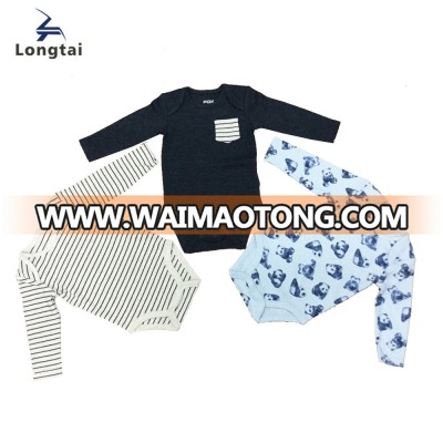 Hot sale new product printed custom baby rompers