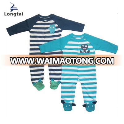 Baby clothes cute striped infant baby cartoon baby rompers