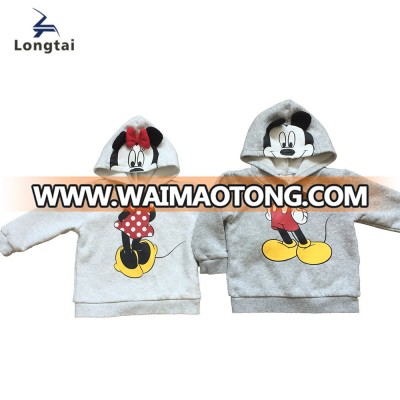 Casual Style Long Sleeve High Quality Cotton Fleece Kids Sweatshirt Hoodie