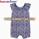 Bulk infant girls romper printed knitted newborn baby clothing