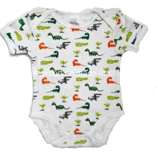 Allover Picture Print Baby Romper